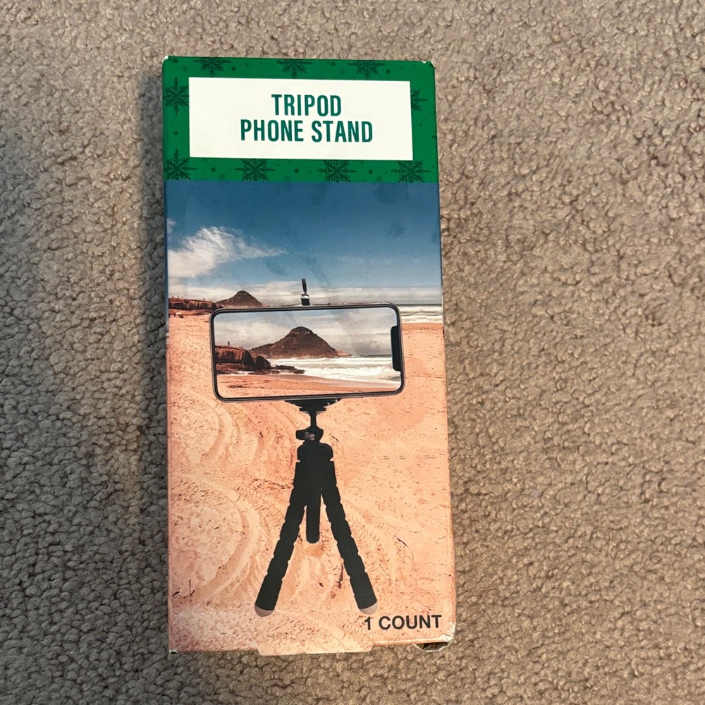 Tripod Phone Stand - Black